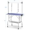 Large Size 46" Grooming Table for Pet Dog and Cat with Adjustable Arm and Clamps Large Heavy Duty Animal grooming table