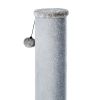 Jumbo Carpet Cat Scratching Post, Gray, 42"